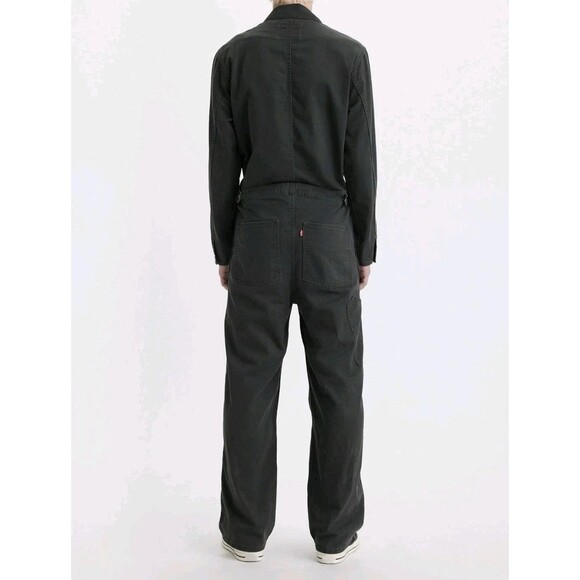 Levis Workwear Mechanic Coveralls Jumpsuit Loose Charcoal Gray Men’s Size XS New - Picture 2 of 16